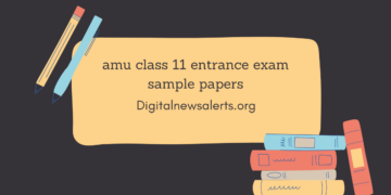 amu class 11 entrance exam sample papers