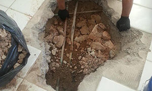 slab leak in San Diego