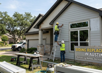 Siding replacement in Austin