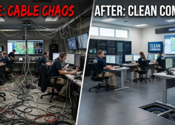 Cable Chaos to Clean Command: Why Low-Profile Raised Flooring Transforms Emergency Operations