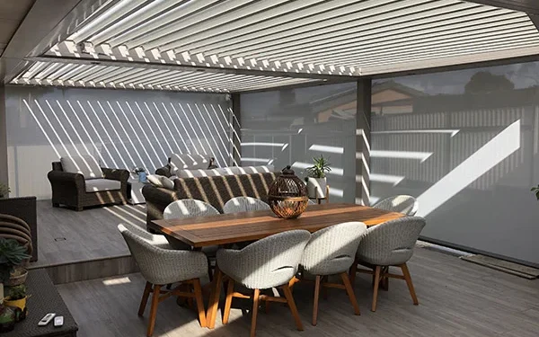 Transform Your Outdoor Space with a Stylish Louvered Pergola