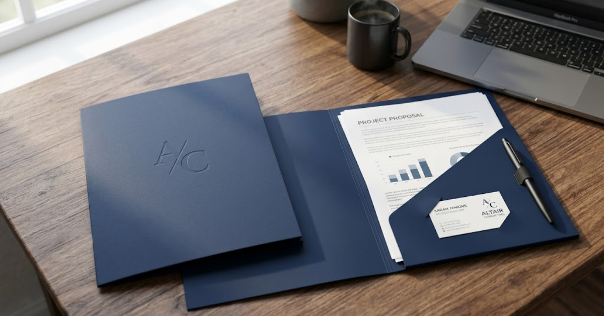 The Best Custom Folder Features For Professional Business Meetings